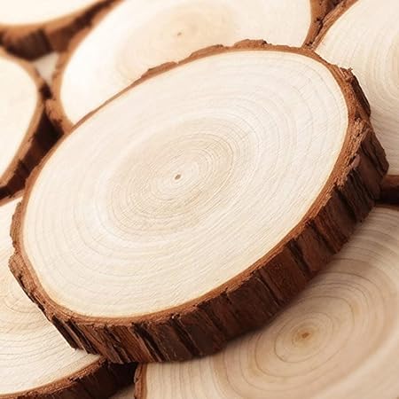 Round Wooden Stand (Bear Set Not Included)