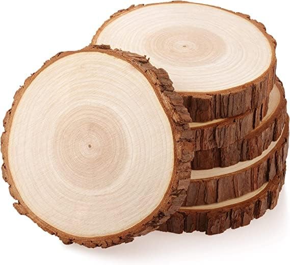 Round Wooden Stand (Bear Set Not Included)