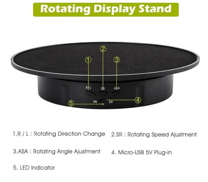 360° Electric Rotating Display Stand