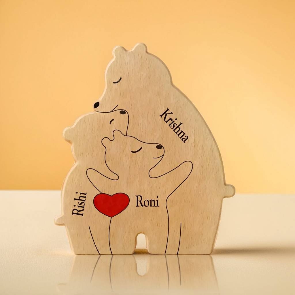 Wood Family Clan- Customize Wooden Puzzle