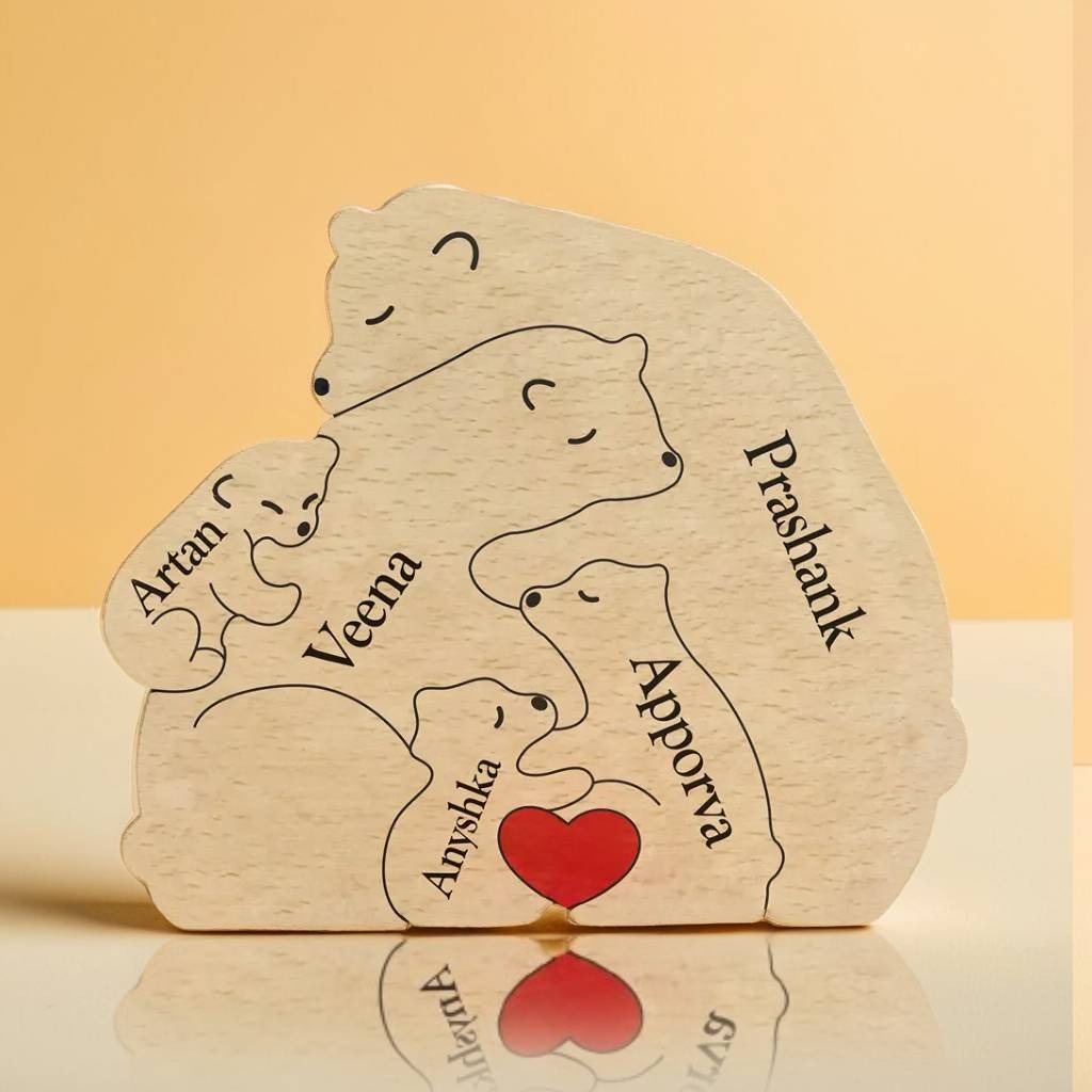 Wood Family Clan- Customize Wooden Puzzle