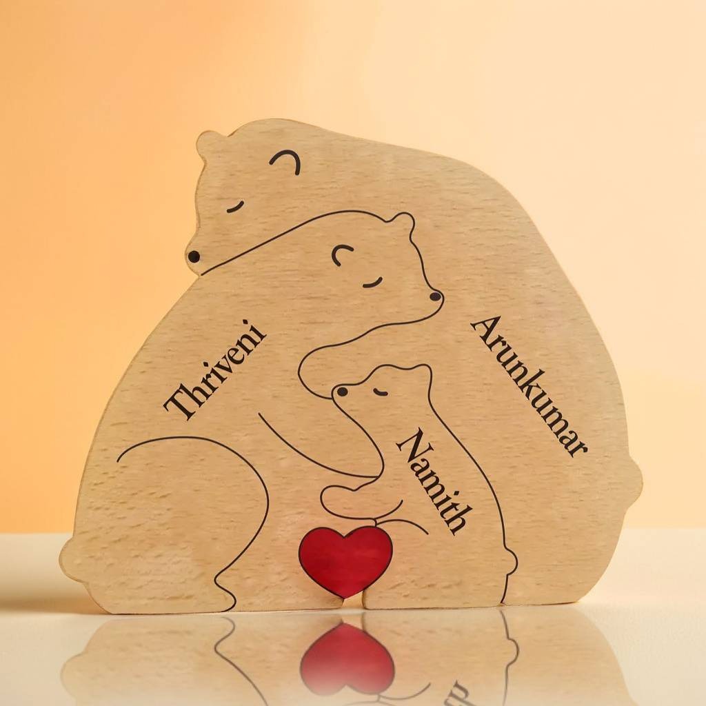 Wood Family Clan- Customize Wooden Puzzle